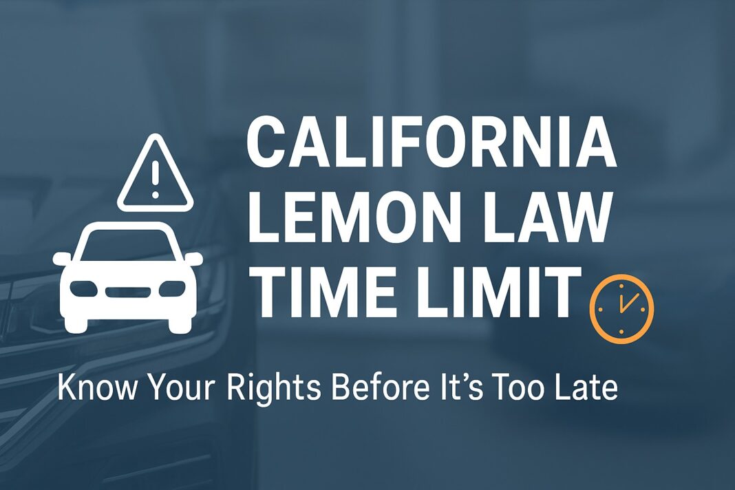 California Lemon Law Time Limit