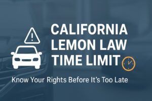 Read more about the article California Lemon Law Time Limit: What You Need to Know