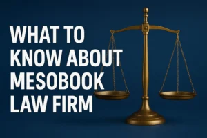 Read more about the article What to Know About Mesobook Law Firm