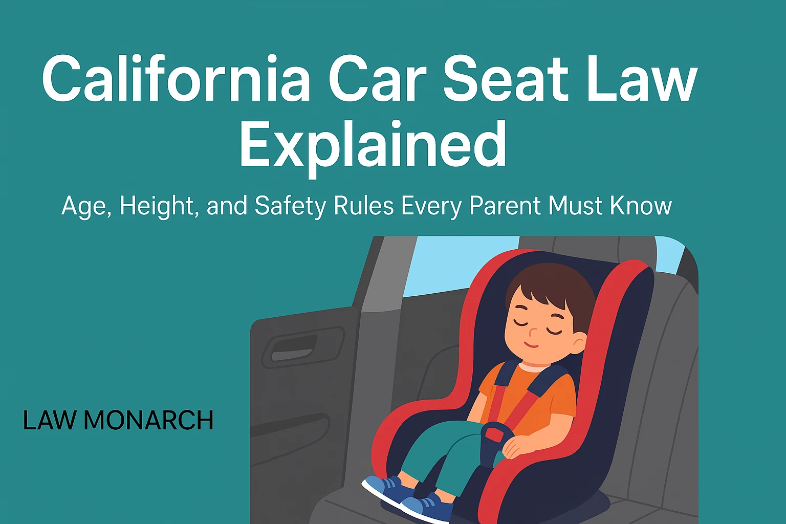 Read more about the article California Car Seat Law Explained: Age, Height, and Safety Rules Every Parent Must Know