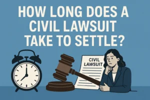 Read more about the article How Long Does a Civil Lawsuit Take to Settle?