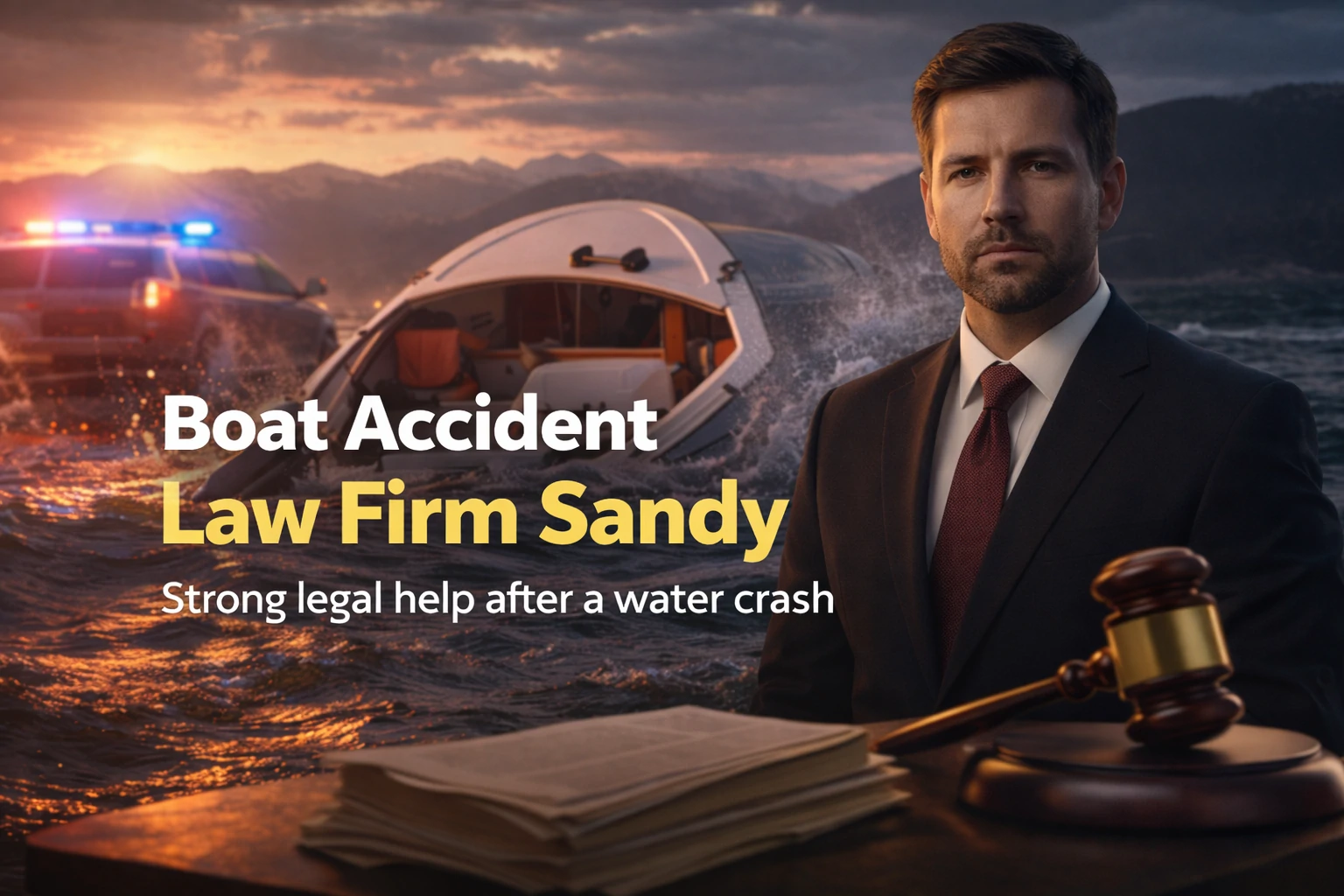 Read more about the article Boat Accident Law Firm Sandy: Strong Legal Help After a Water Crash