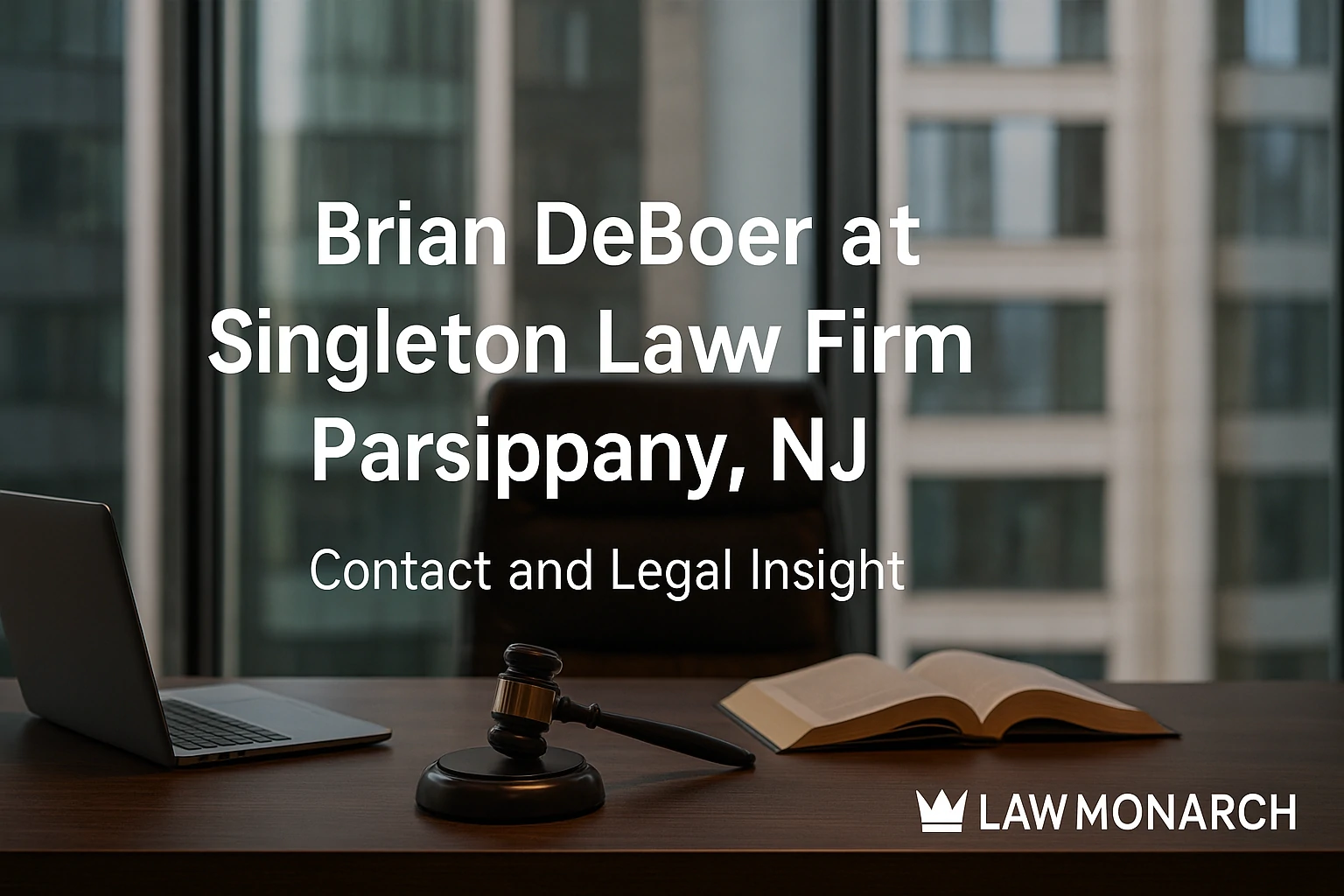 Read more about the article Brian DeBoer at Singleton Law Firm Parsippany NJ: Contact and Legal Insight