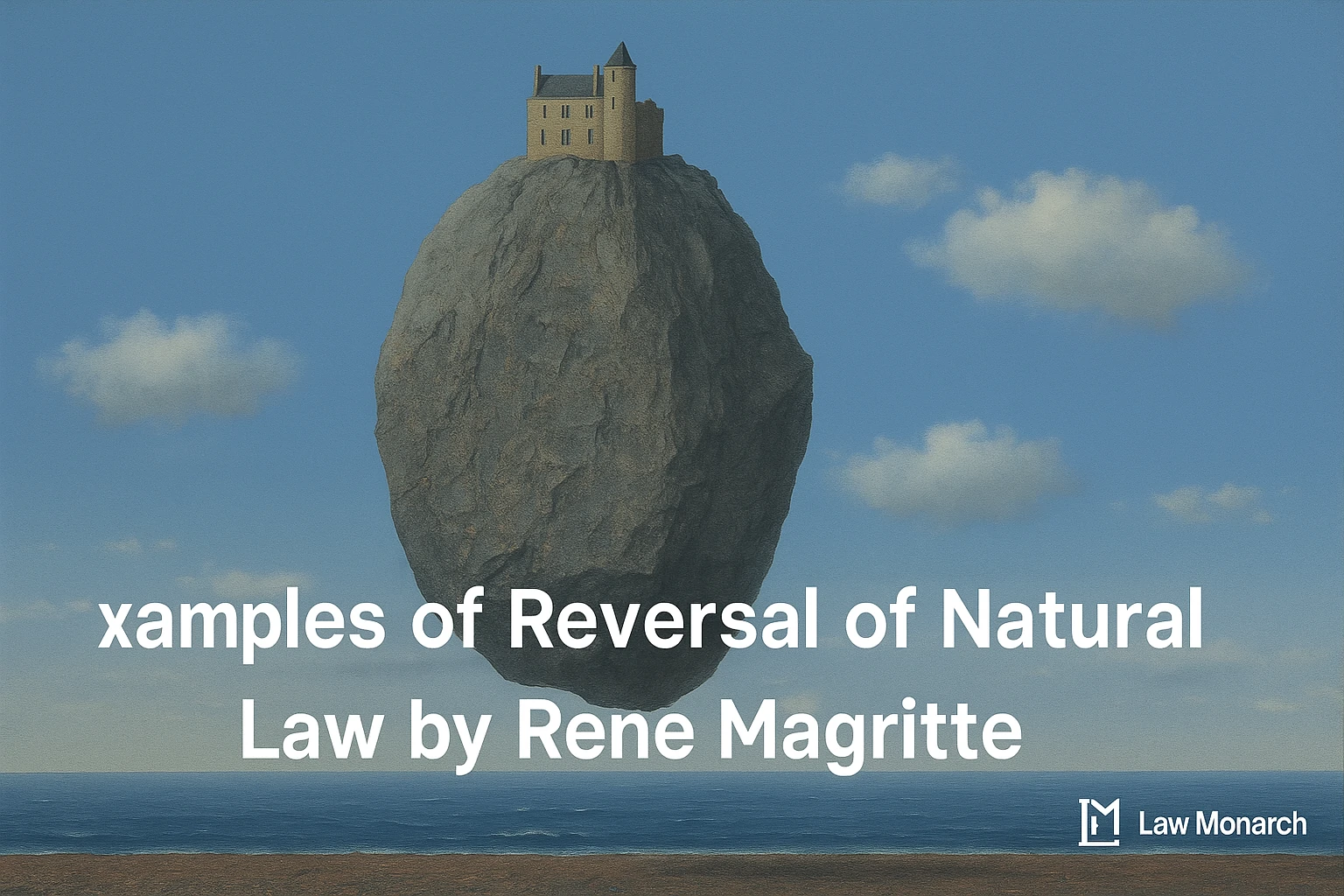 Read more about the article Examples of Reversal of Natural Law by Rene Magritte