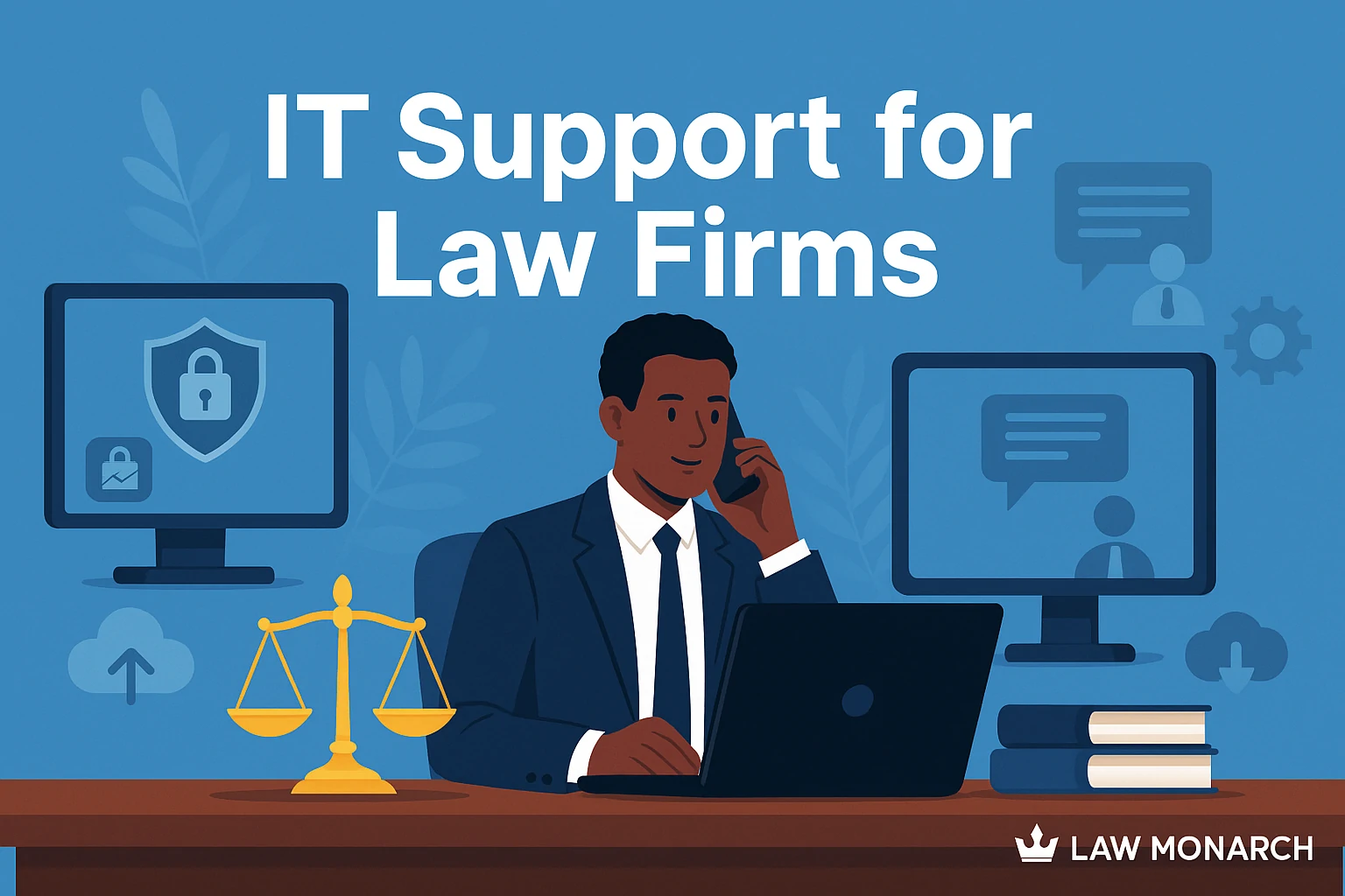 Read more about the article IT Support for Law Firms: Work Smarter, Stay Secure, Win More Cases