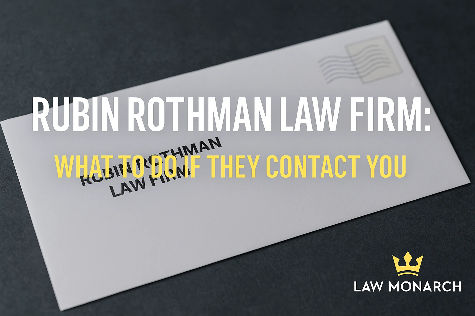 Read more about the article Rubin Rothman Law Firm: What to Do If They Contact You