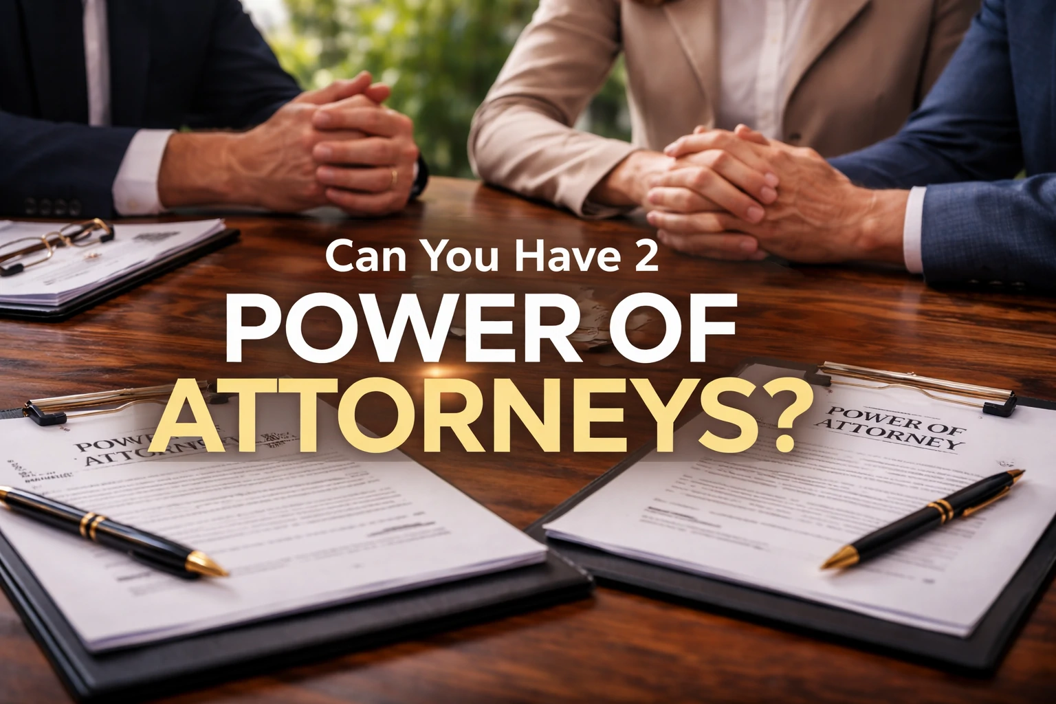 You are currently viewing Can You Have 2 Power of Attorneys? The Full Legal Guide
