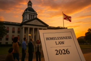 Read more about the article New Florida Homelessness Law 2026: What You Need to Know