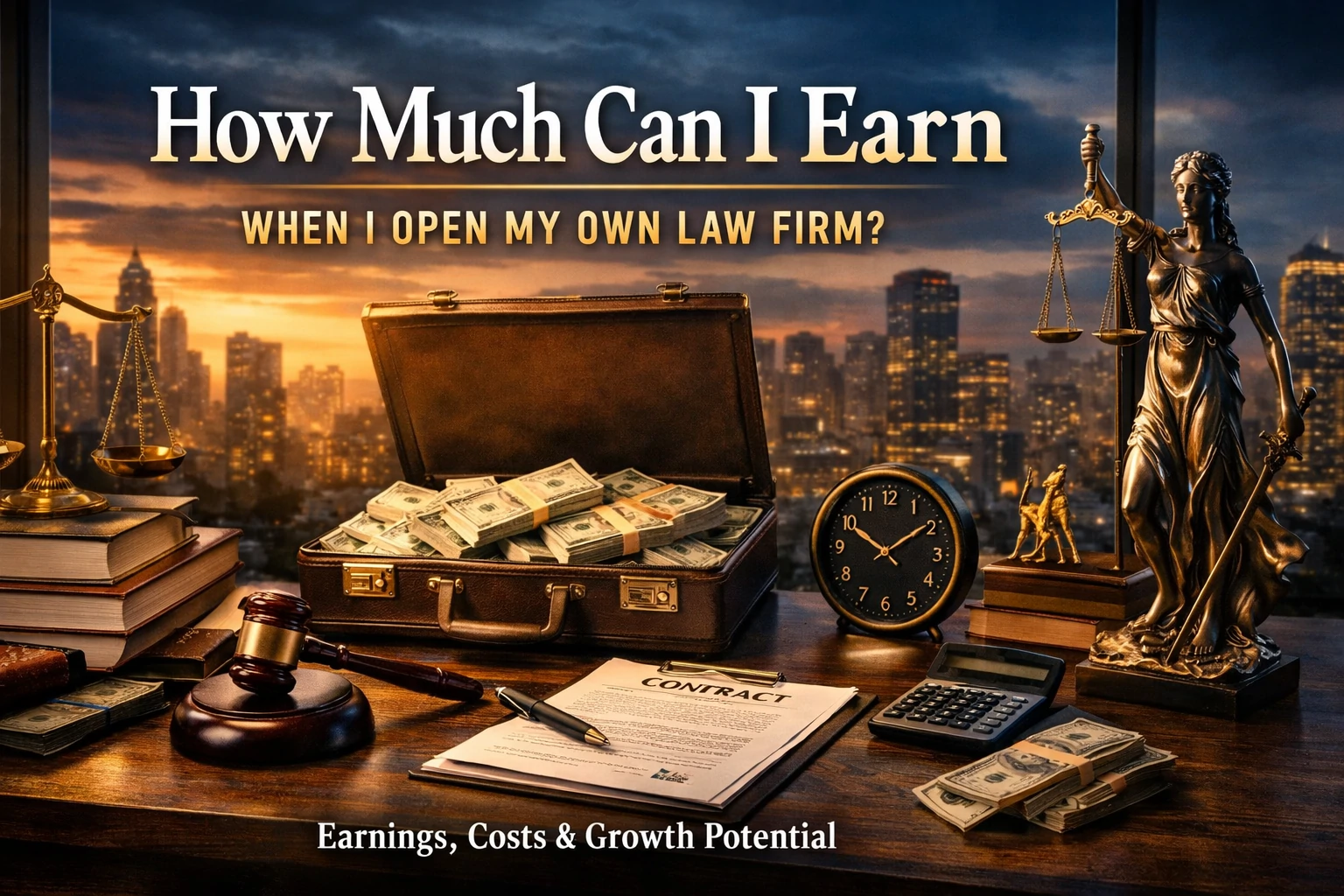 Read more about the article How Much Can I Earn When I Open My Own Law Firm?