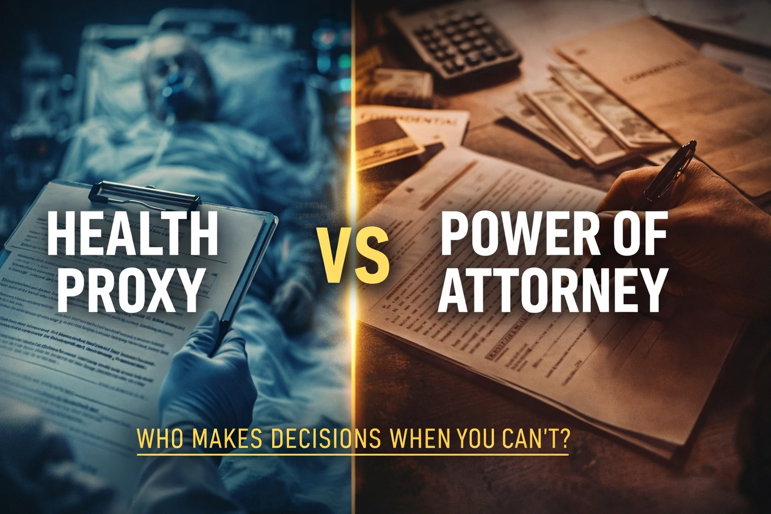 Read more about the article Health Proxy vs Power of Attorney: What You Need to Know