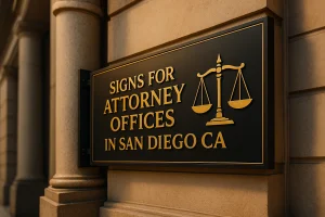 Read more about the article Signs for Attorney Offices in San Diego CA: A Complete Guide