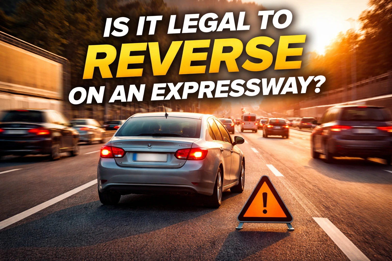 Read more about the article When Is It Legal to Back Up on an Expressway?