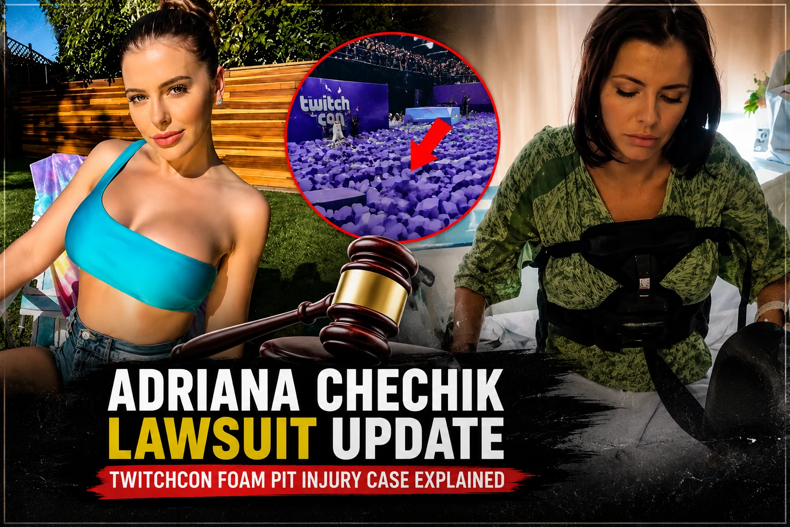 Read more about the article Adriana Chechik Lawsuit Update After TwitchCon Foam Pit Accident