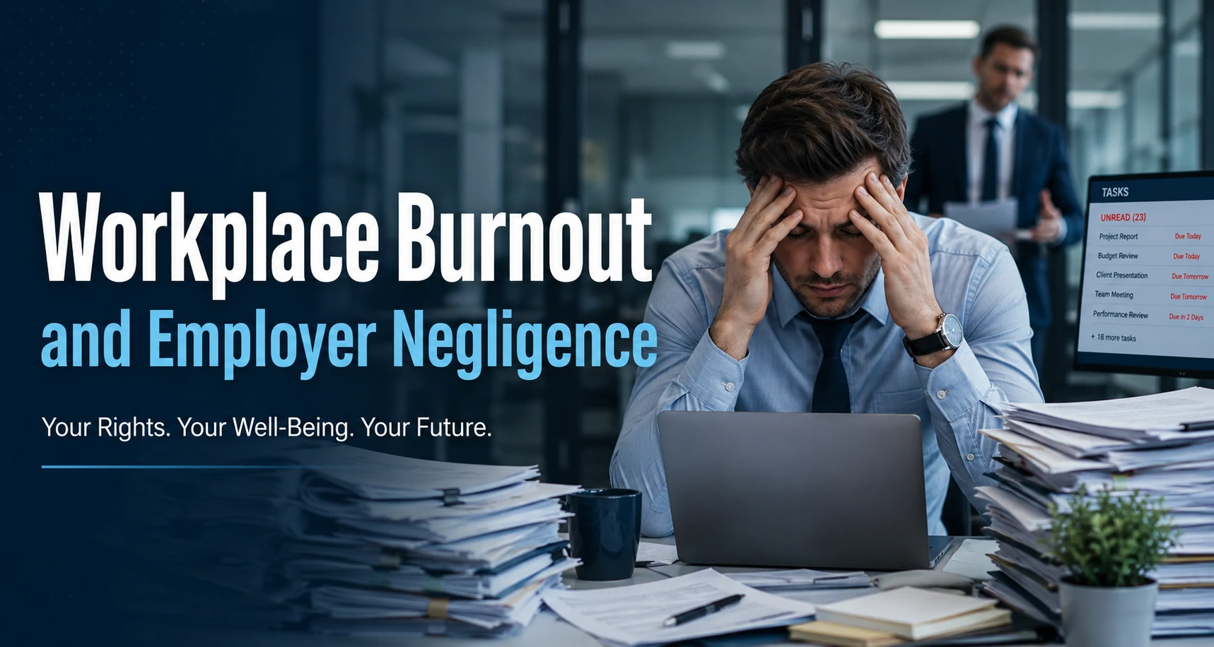 Read more about the article How Workplace Burnout Can Blur the Line Between Poor Performance and Employer Negligence