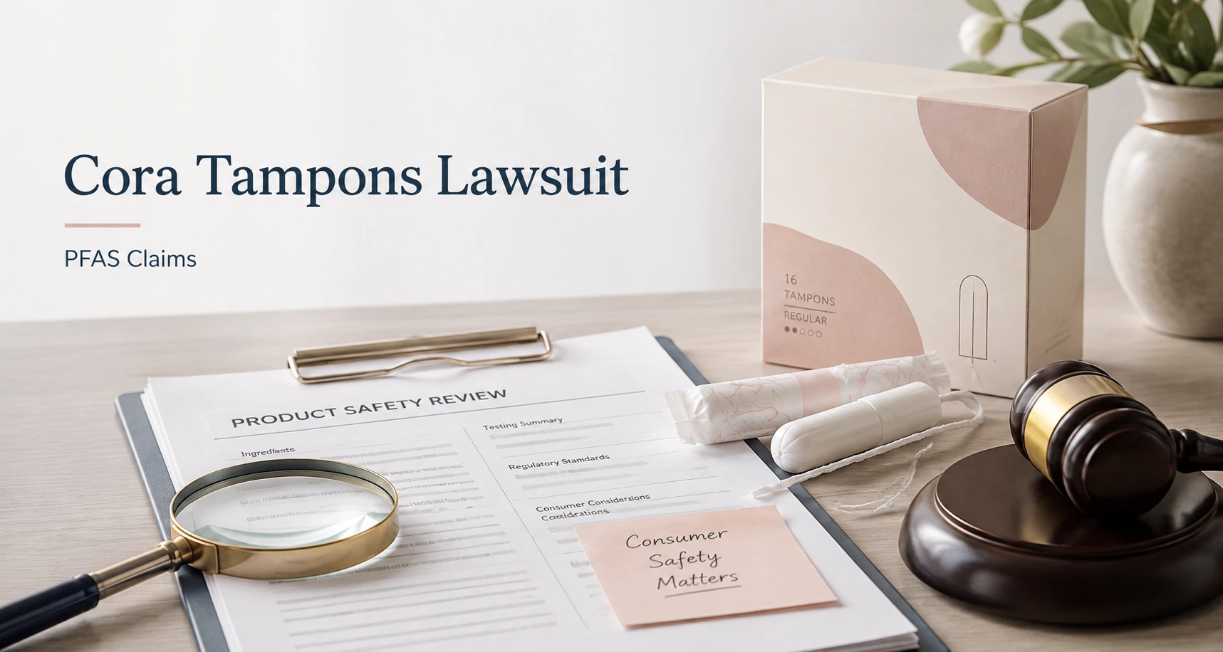 Read more about the article Cora Tampons Lawsuit: Verified Case Facts, PFAS Claims, and Consumer Options